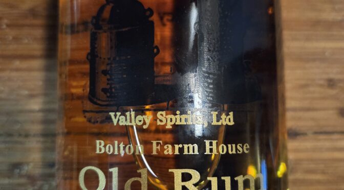 Tasting: Bolton Farm House Old Rum
